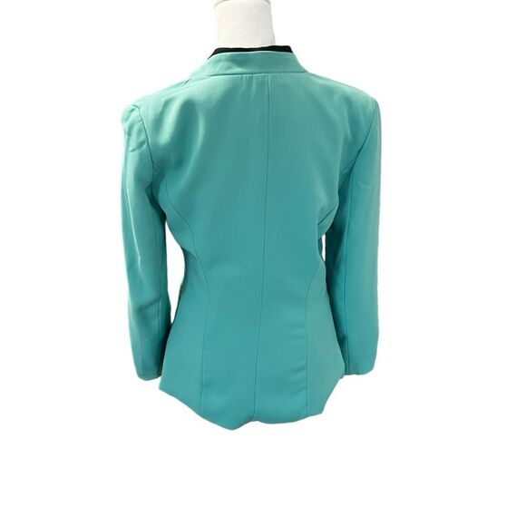 Chloé Green Black One Button Blazer Tailored Jacket Size Small - Picture 4 of 7